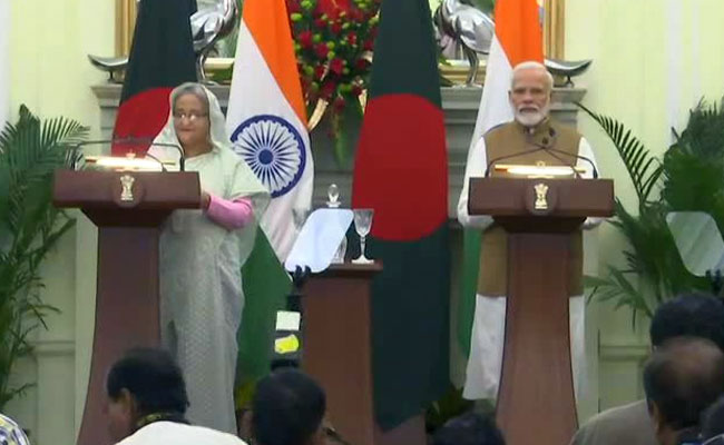 PM Modi, Sheikh Hasina Inaugurate Haldibari-Chilahati Rail Link