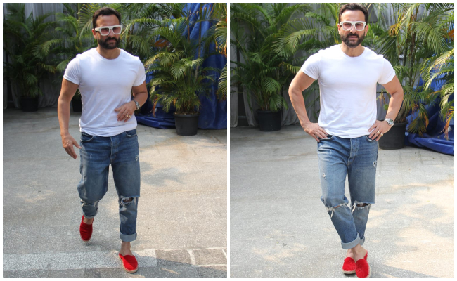 10 Trendy Red Shoes To Team With Denim Like Saif Ali Khan
