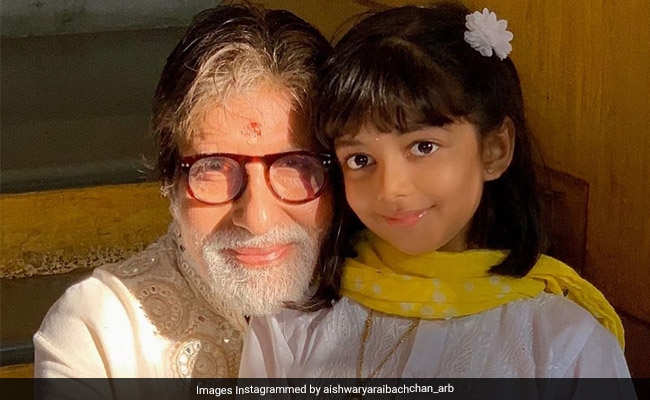 अमिताभ बच्चन ने ऐश्वर्या, आराध्या और अभिषेक के साथ इस अंदाज में सेलिब्रेट किया बर्थडे, देखें Pics