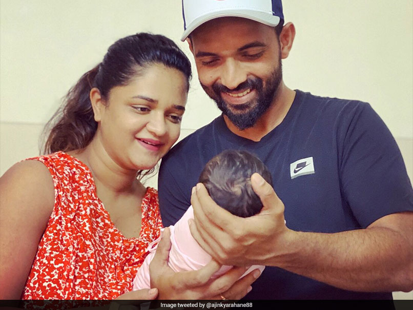 Ajinkya Rahane, Wife Radhika Dhopavkar Share Adorable Picture Of Newborn Daughter On Twitter