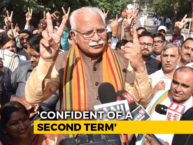 Sweep For BJP&#039;s Manohar Lal Khattar In Haryana, Exit Polls Show