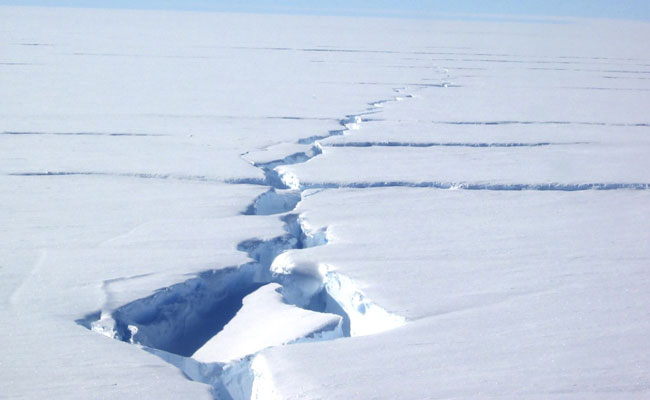 Massive Iceberg Breaks Off Ice Shelf In Antarctica