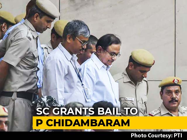 P Chidambaram Gets Bail In INX Media Case, Stays In Probe Agency Custody