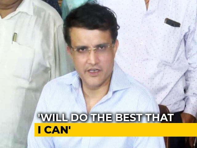 "Emergency Like Situation": Sourav Ganguly On Becoming BCCI President