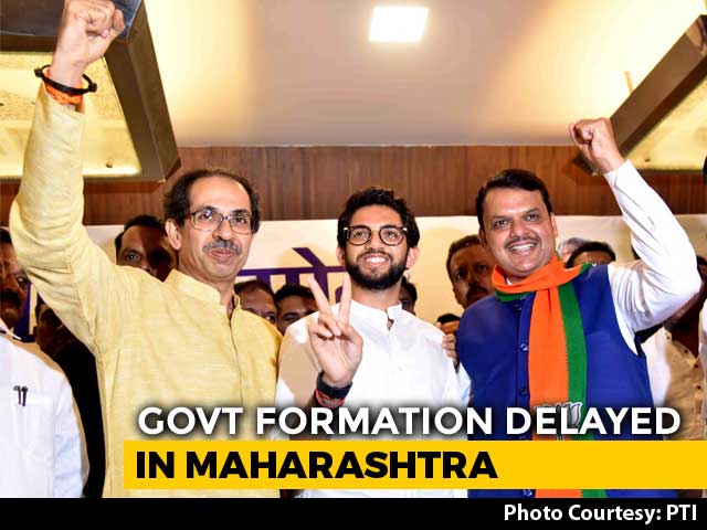 BJP-Sena Tussle Over "50:50" Deal Delays Maharashtra Government Formation