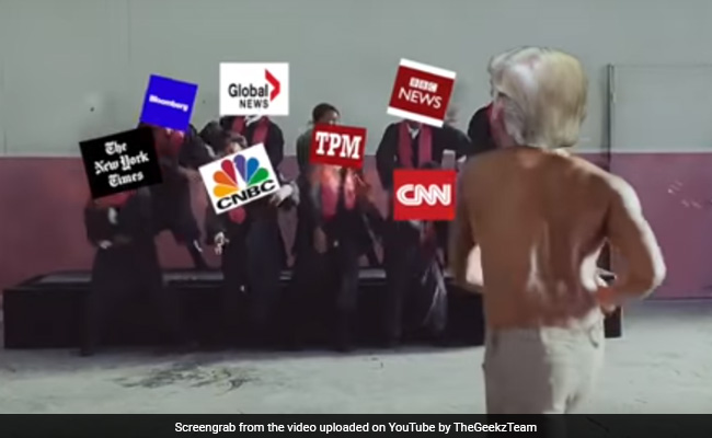 Spoof Clip Of Trump Killing Critics Shows How Memes Have Changed Politics
