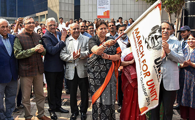 Sardar Patel's Dream Of "Akhand Bharat" Fulfilled, Says Smriti Irani