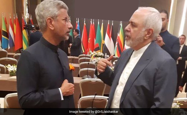 S Jaishankar Meets Iranian Counterpart Javad Zarif Hassan