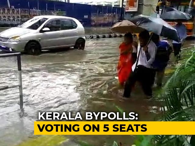 Kerala Voters Battle Heavy Rain To Cast Vote In Assembly Bypolls