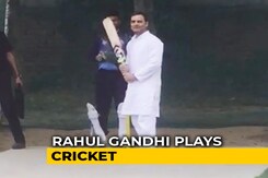 Watch: Rahul Gandhi Plays Cricket As Chopper Forced To Land In Haryana Watch: Rahul Gandhi Plays Cricket As Chopper Forced To Land In Haryana
