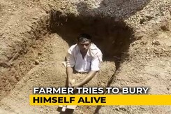 Dejected Telangana Farmer Digs His Own Grave, Tries To Bury Himself Alive Dejected Telangana Farmer Digs His Own Grave, Tries To Bury Himself Alive