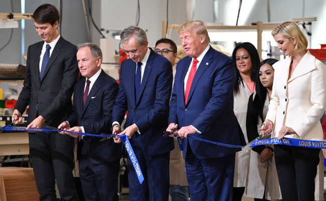 "You'll Be Very Happy": Donald Trump Inaugurates Louis Vuitton US Site