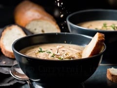 Truffle Parmesan Cauliflower With Crispy Onion