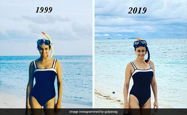 Gul Panag Sets Instant Goals With Her 20-Year Swimsuit Challenge