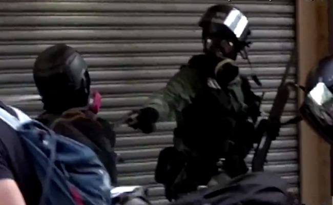 Dramatic Footage Captures Moment When Hong Kong Teen Protester Was Shot