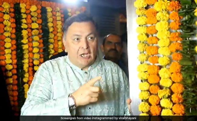 दिवाली के मौके पर ऋषि कपूर को आया गुस्सा, मीडिया पर चिल्लाकर बोले-यहां शोर मत मचाओ...देखें Video