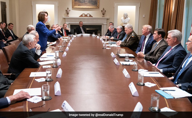"Meltdown" In White House Meeting On Syria As Trump, Nancy Pelosi Clash