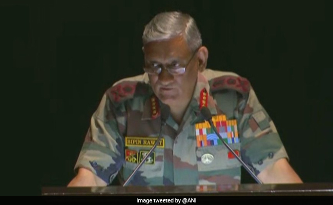 "PoK Controlled By Terrorists," Says Army Chief Bipin Rawat