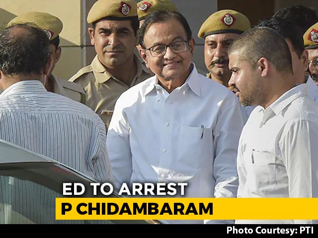 P Chidambaram To Be Arrested By Enforcement Directorate In INX Media Case