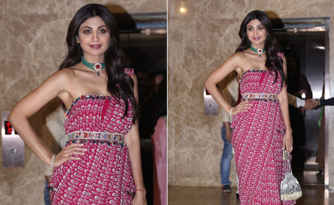 Shilpa Shetty's <i>Saree</i> Look Is Setting Diwali Style Goals