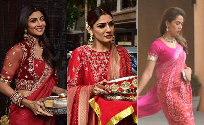 Karwa Chauth 2019: Inside Shilpa, Mira And Raveena's Festivities. See Pics