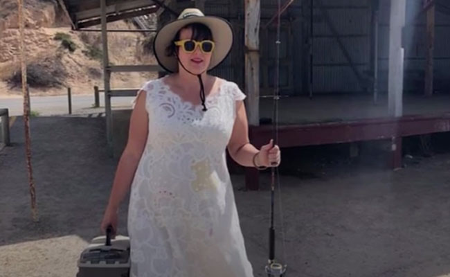 The Surprising Reason This Woman Wears Her Wedding Dress Everywhere