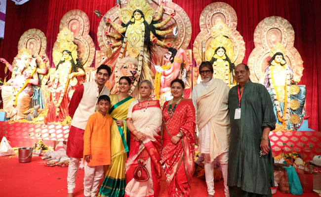 Durga Puja 2019: Bachchans Celebrate With Kajol And Family. See Pics