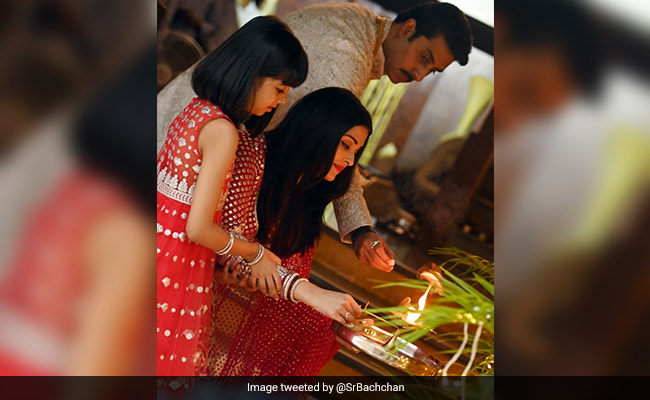 Diwali 2019: Amitabh Bachchan Shares Pics Of Pooja At Home
