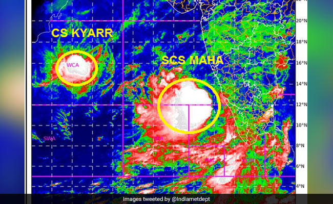 Maha Cyclone Intensifies, Heavy Rain Likely In Kerala, Karnataka, Tamil Nadu