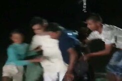 Bihar BJP MP Touring His Constituency Falls Into Flood Water, Rescued Bihar BJP MP Touring His Constituency Falls Into Flood Water, Rescued
