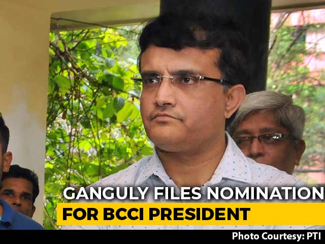 Sourav Ganguly To Be Next BCCI President