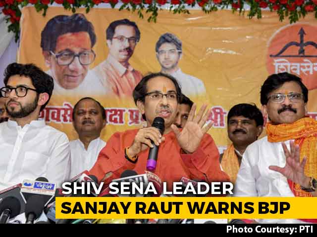 "Sena Has Remote Control Of Power In Maharashtra": Sanjay Raut Warns BJP