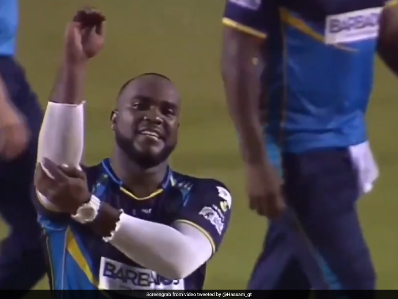 West Indies Bowler Ashley Nurse's Kapil Sharma-Inspired Wicket Celebration In CPL Goes Viral. Watch