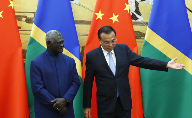 China "Leases" Pacific Island After Solomons Cuts Ties With Taiwan