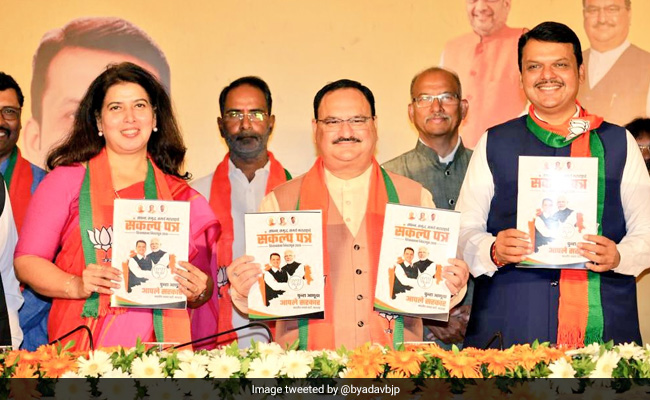 Maharashtra Elections 2019: BJP Releases Manifesto, Promises 1 Crore Jobs