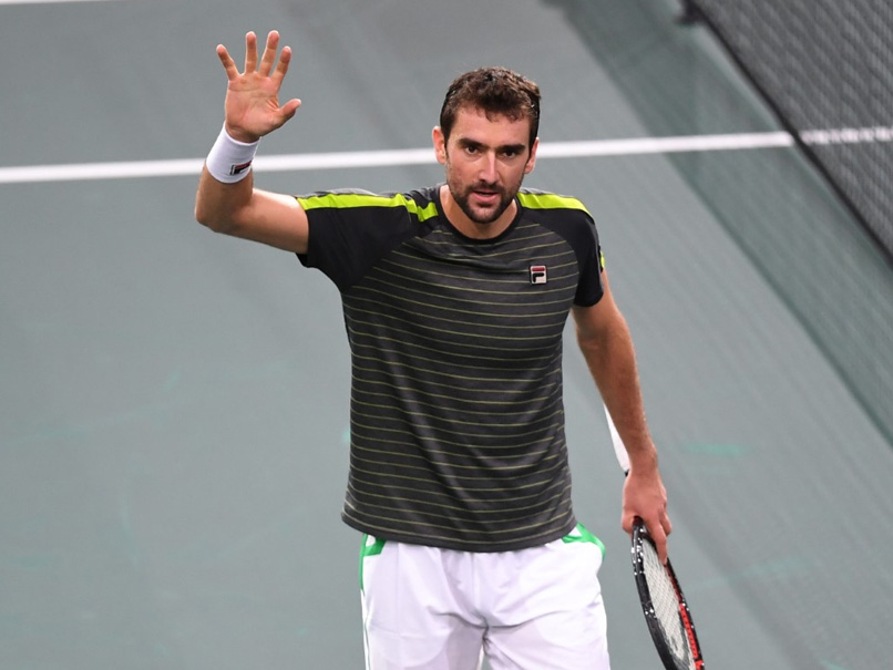 Marin Cilic, Jo-Wilfried Tsonga Progress After Roger Federer Pulls Out Of Paris Masters