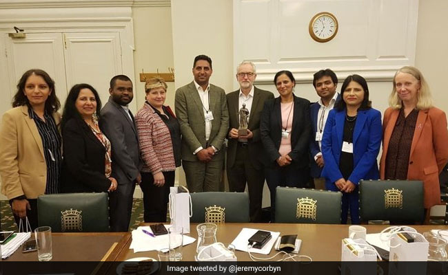 "Appalling," Says BJP To Jeremy Corbyn's Tweet On Meeting Congress Group