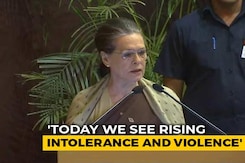 "Today We are Seeing Rising Intolerance And Violence," Says Sonia Gandhi "Today We are Seeing Rising Intolerance And Violence," Says Sonia Gandhi