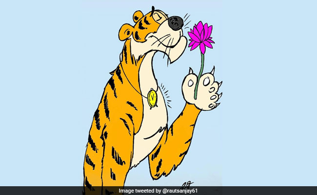 "Don't Mind, It's Diwali": Shiv Sena Leader Tweets Cartoon To Rag On BJP