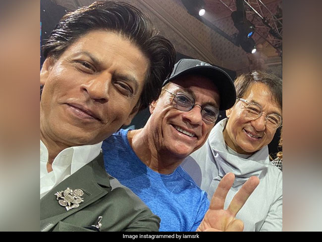When Shah Rukh Khan Met His 'Heroes' Jean-Claude Van Damme And Jackie Chan. See Pics