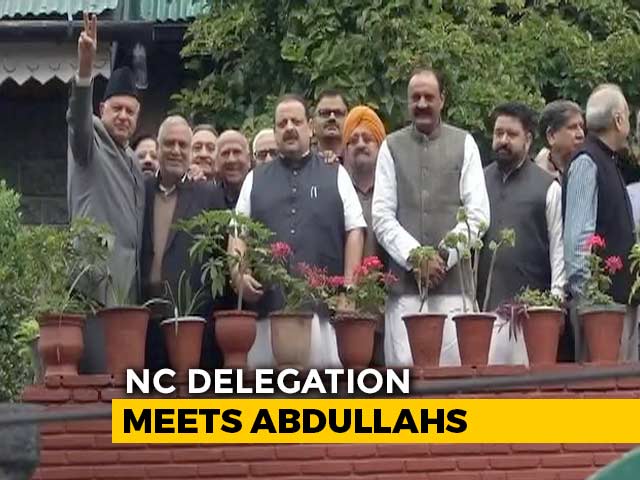 2 Months Into Detention, Abdullahs Meet Party Leaders In Srinagar