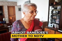 "Will Tell Him Off..." Nobel Economics Prize Winner's Mother To NDTV "Will Tell Him Off..." Nobel Economics Prize Winner's Mother To NDTV
