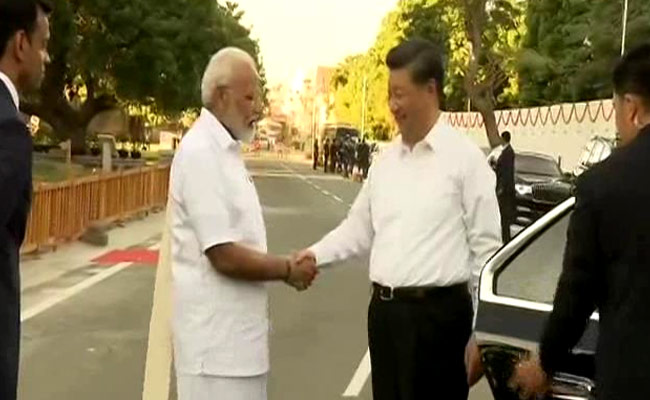 Updates: तमिलनाडु : महाबलीपुरम में चीन के राष्‍ट्रपति शी चिनफिंग से मिले पीएम नरेंद्र मोदी