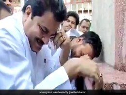 "BJP Neglecting Gandhi Statues": UP Leader Defends Crying On Camera "BJP Neglecting Gandhi Statues": UP Leader Defends Crying On Camera