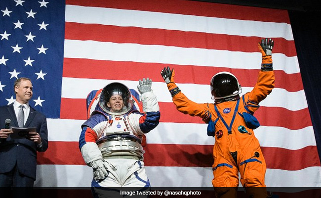 NASA Unveils Spacesuit To Be Worn By First Woman On Moon