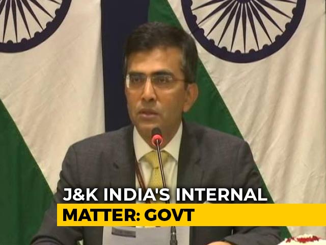 China "Illegally Acquired Indian Territories...": India Hits Back On J&K