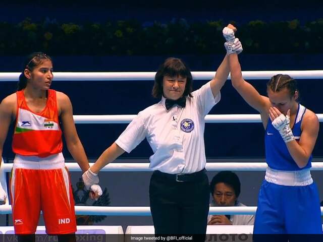 World Women Boxing: Manju Rani is contended with Silver as loses in Final, but... World Women Boxing: Manju Rani is contended with Silver as loses in Final, but...