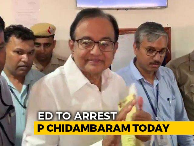 P Chidambaram Questioned At Tihar Jail By Probe Agency Ahead Of Arrest