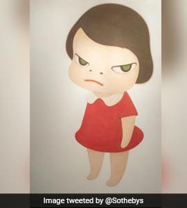 Japanese Artist Yoshitomo Nara S Cartoon Girl Sets World Record Sold For 25 At Sotheby S In Hong Kong