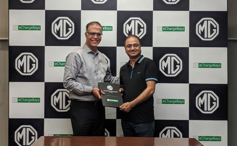 MG Motor Partners With eChargeBays To Set-up Charging Stations For ZS EV Customers